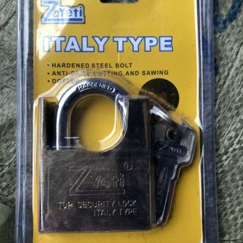 Khoá ZETI chống cắt vàng 50mm, 60mm