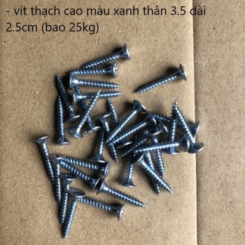 Vít đen thạch xanh