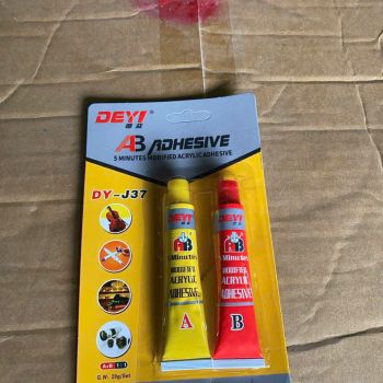 Keo AB 2 thành phần dán sắt nhôm nhựa đa năng vỉ 2 hộp